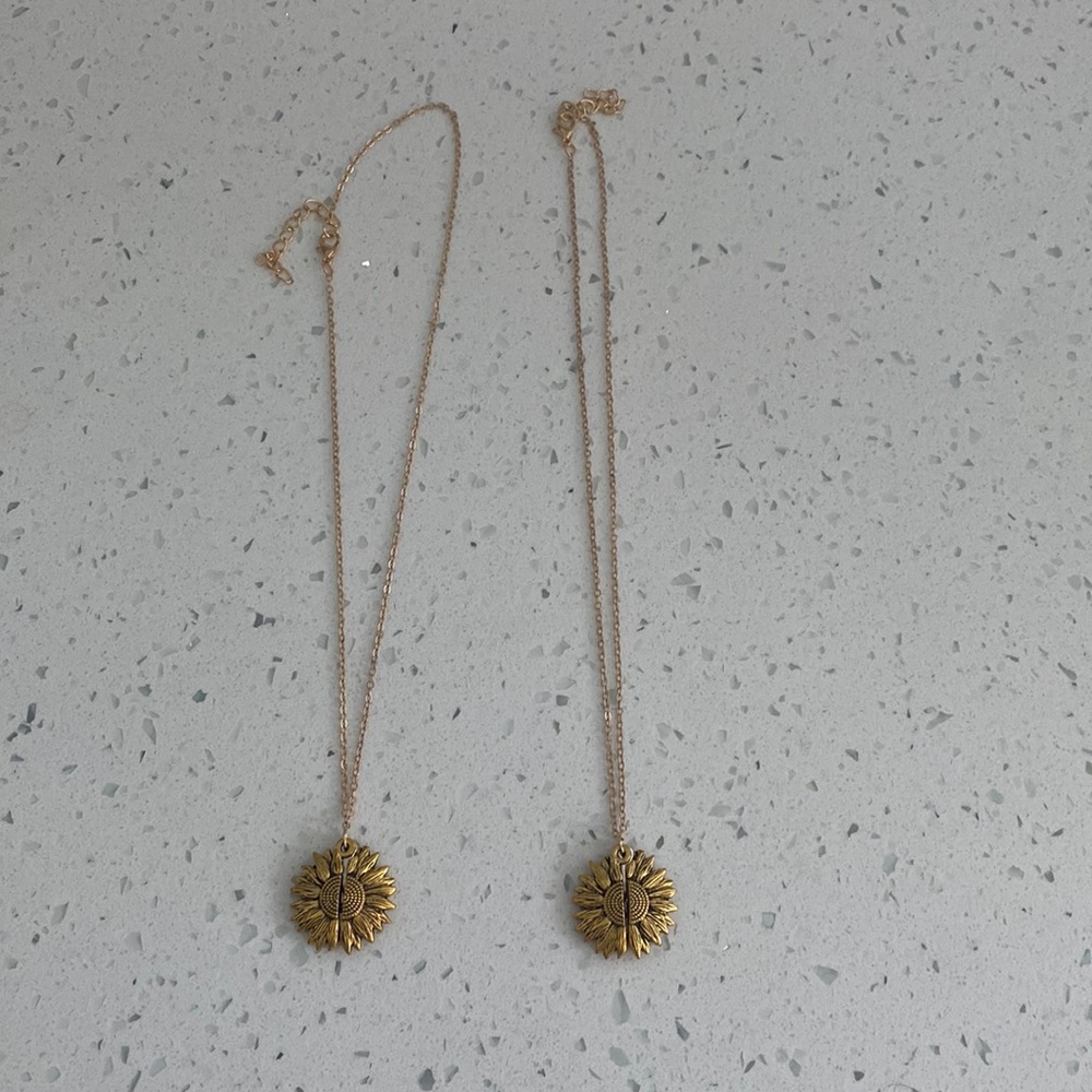 Sunflower Necklaces